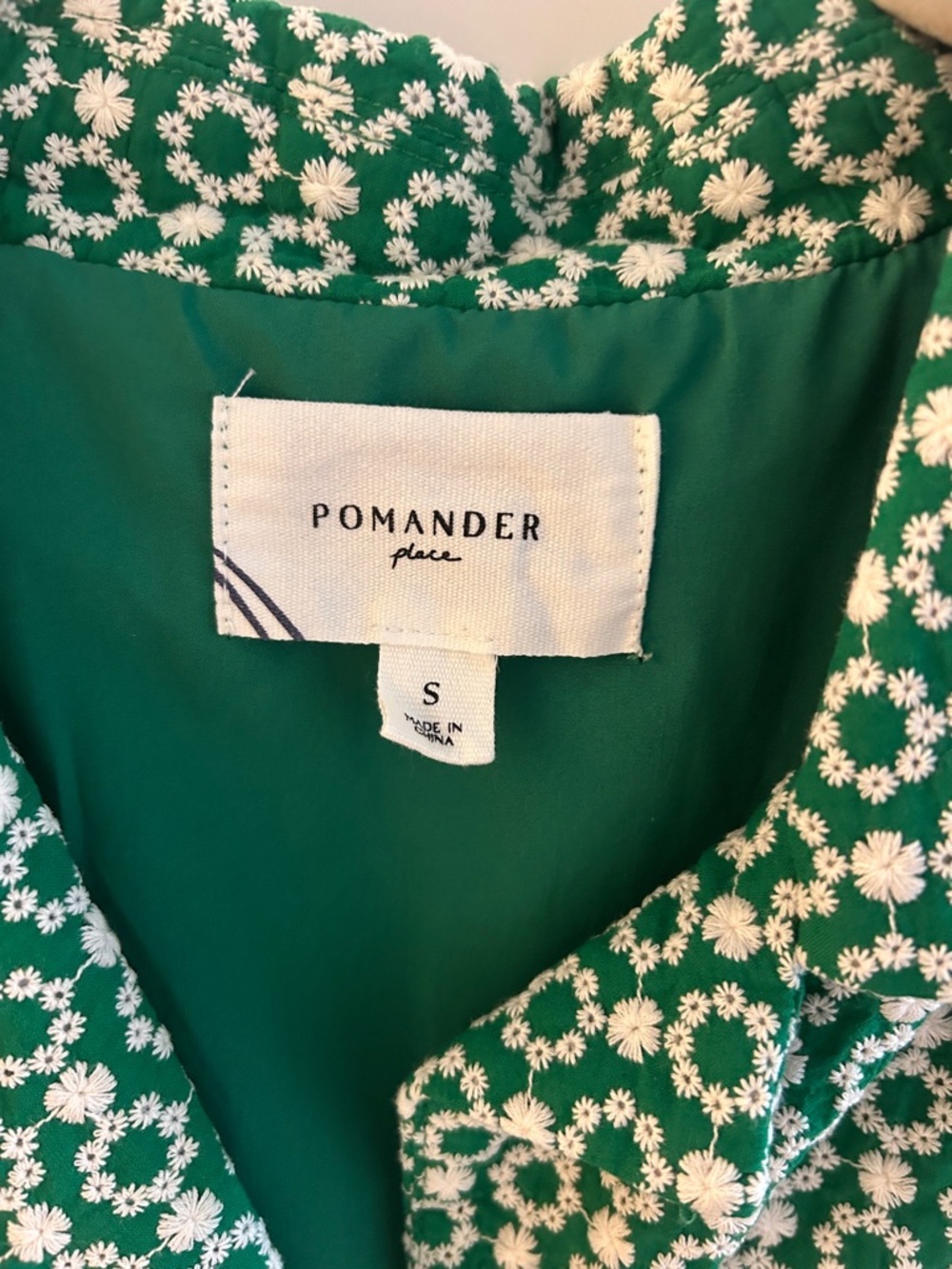 Tuckernuck Pomander Place Greenbriar Eyelet Noelle Shirt Dress - Picture 9 of 10